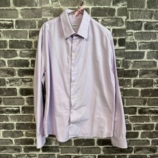 Camisa social Armani Collezioni roxa clara botão para baixo manga longa TAMANHO 44 comprar usado  Enviando para Brazil
