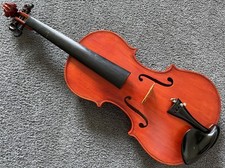 Violino 4/4 tamanho completo com ponte e estojo rígido sem etiqueta sem marca, usado comprar usado  Enviando para Brazil