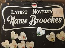 Badge love sweetheart for sale  CHRISTCHURCH