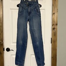 Jeans feminino vintage Rocky Mountain 26/3 azul sem costas altas Rockies comprimento 32 comprar usado  Enviando para Brazil