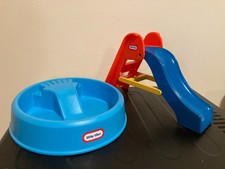 Piscina e escorregador Little Tikes para casa de bonecas vintage. comprar usado  Enviando para Brazil