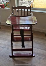 Wood high chair for sale  Woodland