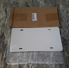 Pacote com 20 placas de licença de sublimação em branco 6 x 12" 0,65mm transferência térmica térmica de calor  comprar usado  Enviando para Brazil