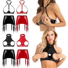 Damen wetlook leder gebraucht kaufen  Bremen