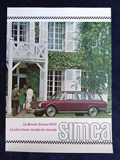 Simca 1500 break d'occasion  Expédié en Belgium