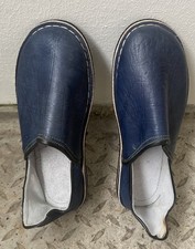 Babouches cuir bleu d'occasion  Corbonod