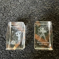 2xset kristallglas quader gebraucht kaufen  Mittenwalde