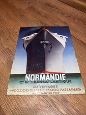 Vintage normandie transatlanti for sale  BARKING