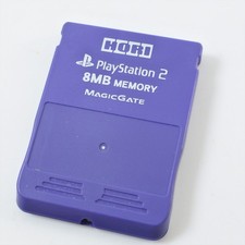Cartão de memória PS2 HIKARU 8MB HORI violeta HP2-41 Playstation 2 fabricado no Japão 2461, usado comprar usado  Enviando para Brazil