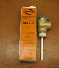 Usado, F22 - CASH ACME NCLX-5 3/4" VÁLVULA DE ALÍVIO DE TEMPERATURA DE PRESSÃO PARA AQUECEDOR DE ÁGUA comprar usado  Enviando para Brazil
