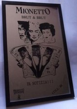 Vintage specchio pubblicità usato  Italia