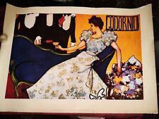 Cartel con ilustración de " Ramon Casas" obra 1898 para concurso " Codorniu " comprar usado  Enviando para Brazil