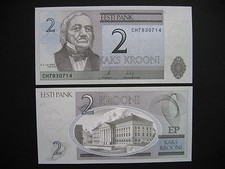 ESTONIA  2 Krooni 2007  (P85b)  UNC comprar usado  Enviando para Brazil