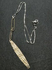 Solid silver necklace d'occasion  Expédié en Belgium
