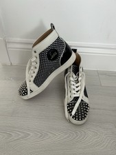 Louboutin men white for sale  WISBECH