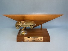 Vintage 1961 San Fernando Drag Strip Trophy Los Angeles Vince Granatelli Estate comprar usado  Enviando para Brazil