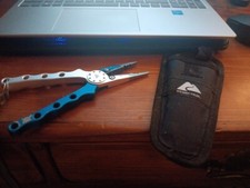 Alicate de pesca de alumínio OZARK TRAIL com bainha-mosquetão-cordão-NOVO EM FOLHA!-FS707 comprar usado  Enviando para Brazil