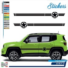 Adesivi compatibili Renegade fiancata laterale sportello fasce racing star comprar usado  Enviando para Brazil