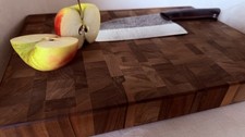Endgrain schneidebrett walnuss gebraucht kaufen  Wertheim