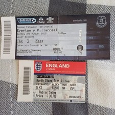 Football ticket stubs for sale  NORTHWICH
