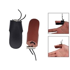 Protector de pulgar de tiro con arco suave arco y flecha accesorios para deportes al aire libre arquero segunda mano  Embacar hacia Mexico