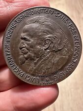 Medaglia prof luigi usato  Roma