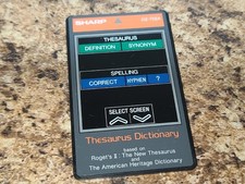 Sharp thesaurus dictionary for sale  Montgomery