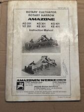 Amazone rotary cultivator for sale  NOTTINGHAM