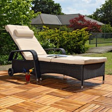 Chaise longue rotin d'occasion  Expédié en France