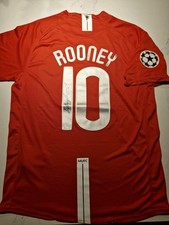 Camisa da Liga dos Campeões Manchester United 2008 assinada por Wayne Rooney  comprar usado Camisa da Liga dos Campeões Manchester United 2008 assinada por Wayne Rooney  comprar usado  Enviando para Brazil