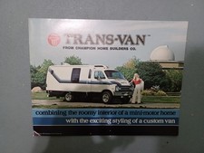1978 Trans Van por Champion Dodge motorhome RV BROCHURE van personalizada comprar usado 1978 Trans Van por Champion Dodge motorhome RV BROCHURE van personalizada comprar usado  Enviando para Brazil