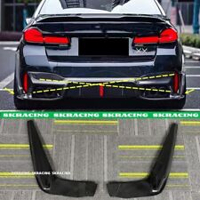 Difusor de para-choque traseiro de fibra de carbono real divisores labiais para 2018-2023 BMW G30 M550i comprar usado  Enviando para Brazil