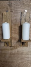 Pair handmade wooden for sale  CONISTON