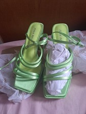 Lime green strappy for sale  POOLE