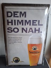 Xxl blechschild benediktiner gebraucht kaufen  Wülfrath