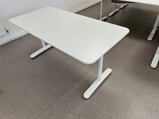 Ikea desk white for sale  BATLEY
