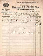 Facture 1923 gaston d'occasion  Gennevilliers