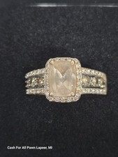 Morganite diamond ring for sale  Lapeer