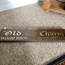 Old wooden advertising for sale  DENBIGH