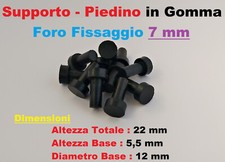 4xpiedino gomma supporto usato  Scandiano