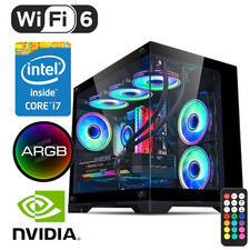 View 270 ARGB Gaming PC i7 32GB RAM 2TB SSD NVIDIA RTX 3050 WIFI 6 WIN10 BT comprar usado  Enviando para Brazil