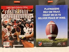 LINDY'S SPORTS COLLECTORS EDITION NATIONAL CHAMPIONS  2024 OHIO STATE BUCKEYES, usado comprar usado  Enviando para Brazil