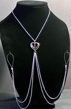 Silver double heart d'occasion  Expédié en Belgium