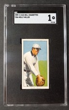 1909-11 T206 - Molly Miller - OLD MILL - Southern/Texas Leaguer - SGC 1 PR comprar usado  Enviando para Brazil