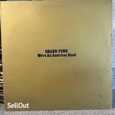 Grand Funk Railroad We're An American Band LP Vinyl Album Gold Cover 1973 comprar usado  Enviando para Brazil