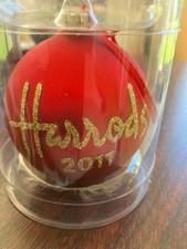 Harrods bauble christmas for sale  BARRY
