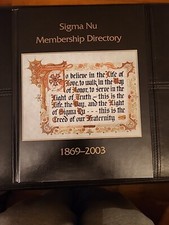 Sigma membership directory for sale  Springfield