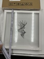 Bilderrahmen weiß 33x33cm gebraucht kaufen  Nassau-Umland