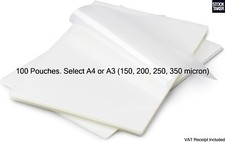 100 laminating pouches for sale  NORTHAMPTON