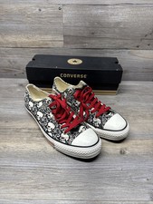 Tênis Converse com estampa de caveira antigo caveira cano baixo tamanho 10 raro comprar usado  Enviando para Brazil